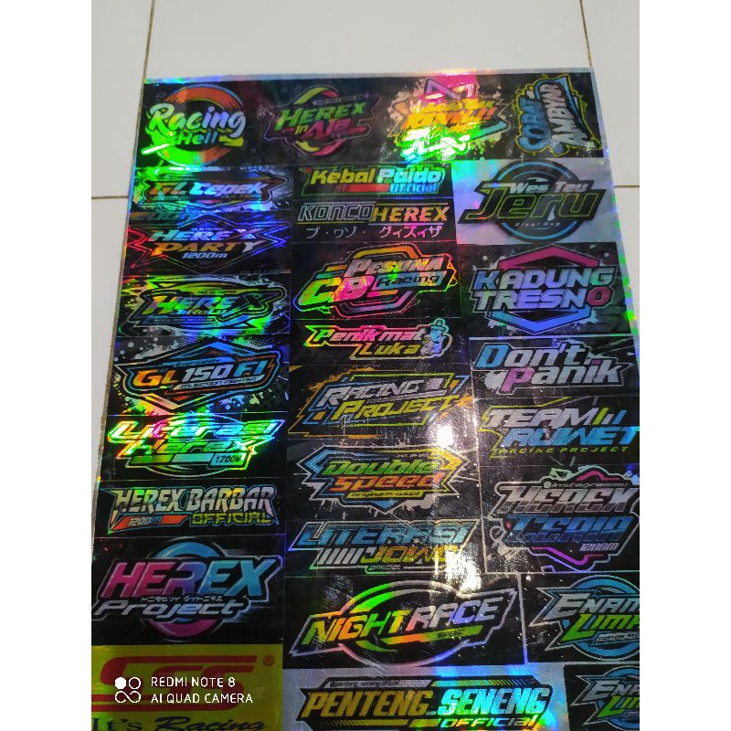 

COD sticker pack herex ukuran a3 keren