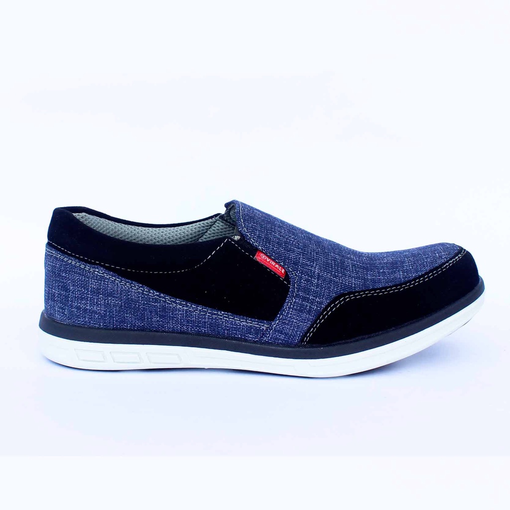 Sepatu Casual Pria - Sepatu Fashion - Sepatu Bundling KG 001-TP 02 NAVY