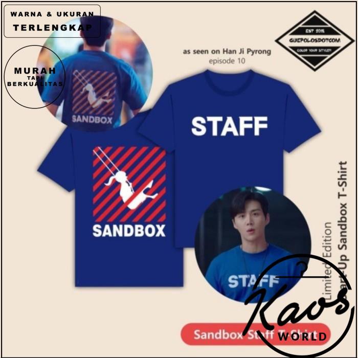 KAOS TSHIRT DRAKOR start up STAFF