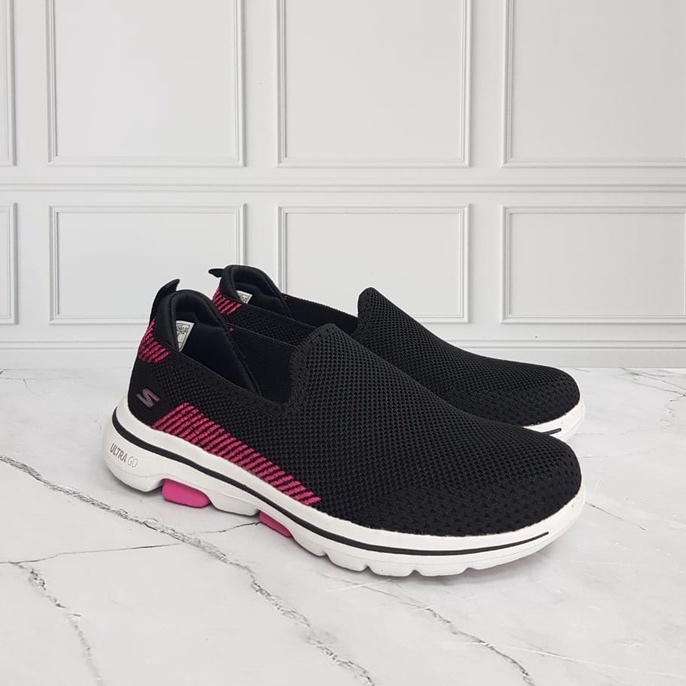 Sepatu Sepatu Skechers Sketcher Skecher Wanita Go Walk 5  Prized / Lengkap Box