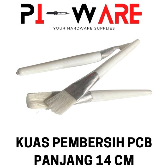 Alat Tool Kuas Putih Lembut Untuk Servis PCB Komponen DLL 14 CM