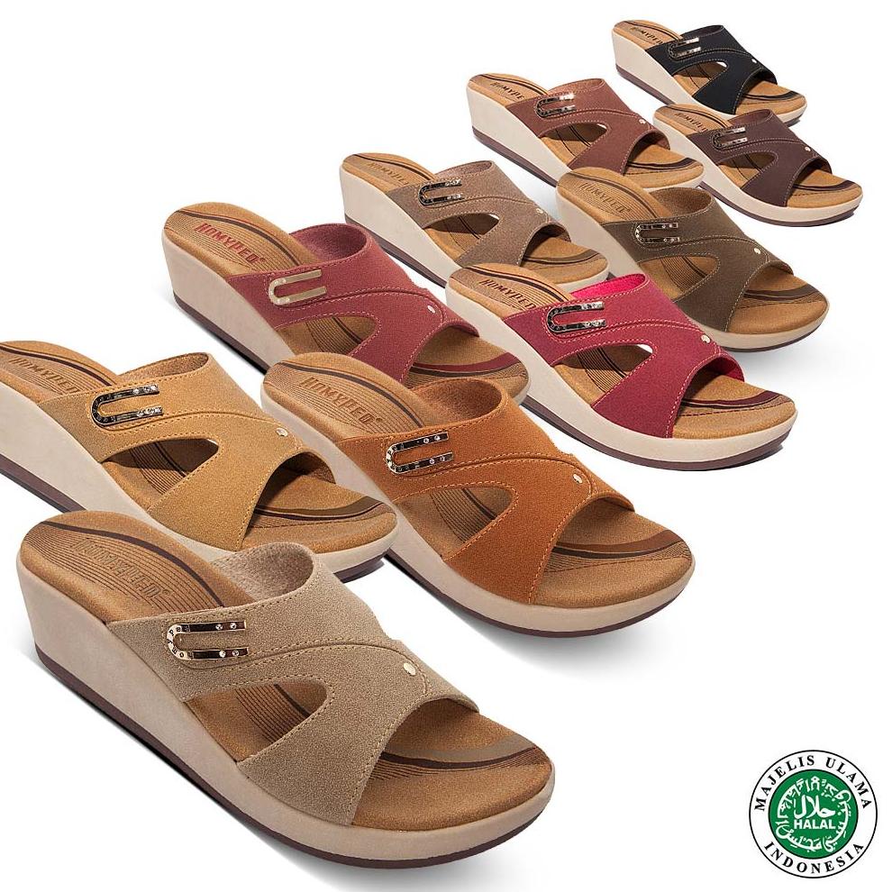 Homyped Ayana N65 Sandal Wedges Wanita ., .,