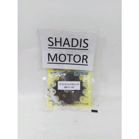 Ger SSS Motor Suzuki Satria FU OLD Depan Ukuran 428 - 14T Gear Motor
