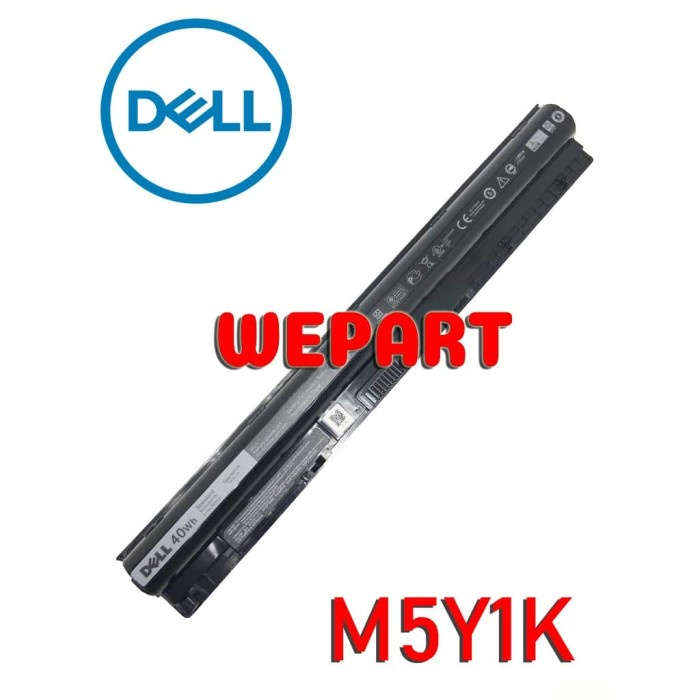 Baterai laptop DELL Inspiron 14 3451 3551 5558 5758 M5Y1K Original Ori