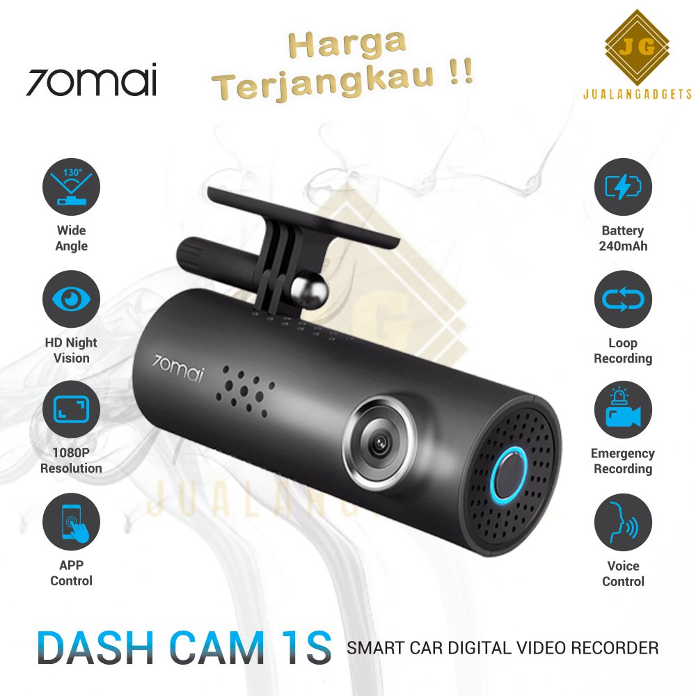 70mai 1S Smart Dash Cam Wifi HD 1080P Recorder Auto Car Camera