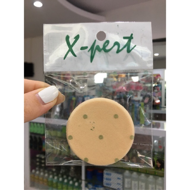 X-pert Spons Bedak Padat Bulat