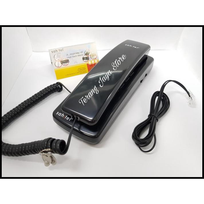 Telepon Kabel Sahitel S21 Pesawat Telepon Kabel Sahitel S-21 (Hitam)