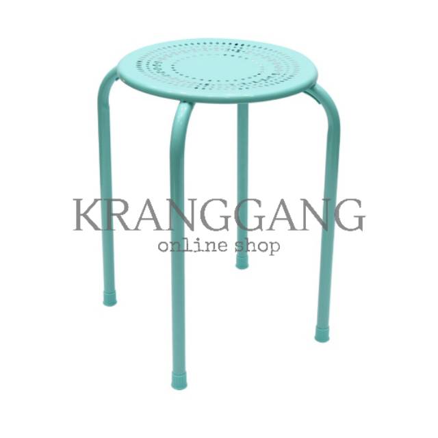 Soleil Bangku Besi Serbaguna Bangku Bakso Bangku Metal Kursi Besi Serbaguna Kursi Warung Bulat Kursi