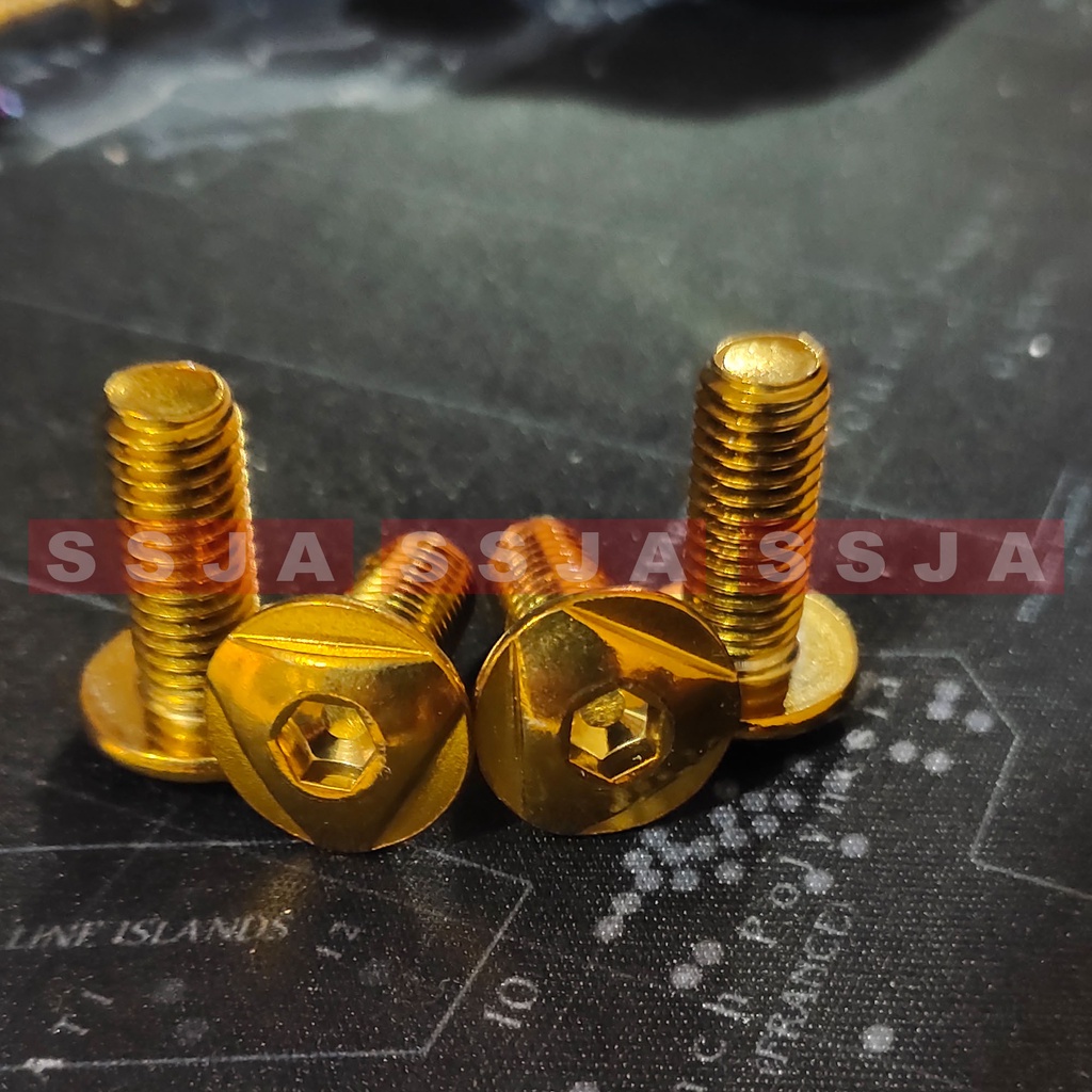 [harga untuk 1pcs baut] baut probolt piringan cakram honda-yamaha