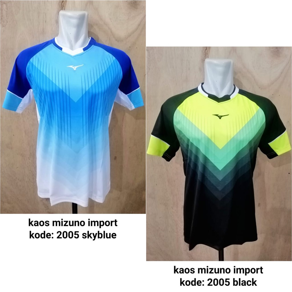 Berkualitas  Baju Badminton Mizuno 2005 baju badminton import mizuno kaos mizuno