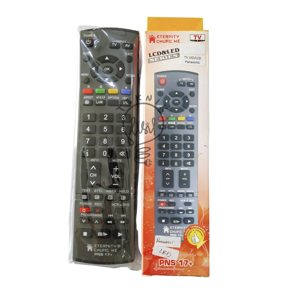 REMOTE REMOT CONTROL TV LED LCD PANASONIC TELEVISI RTP0300100AA