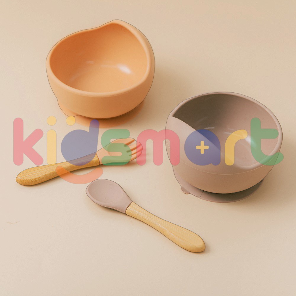 KIDSMART Suction Bowl Baby Silicon / Mangkuk Anti Tumpah Silikon