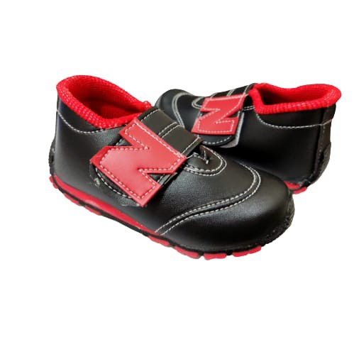 Kawa Baby Sepatu Anak Prewalker Logo N Black INA