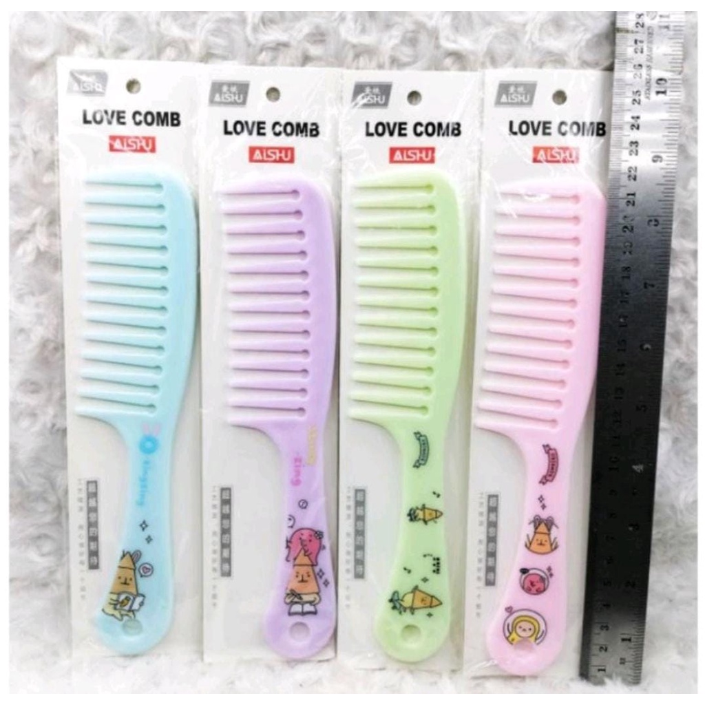 sisir rambut renggang/sisir rambut besar/sisir gagang besar/sisir rambut gagang besar/sisir rambut 2