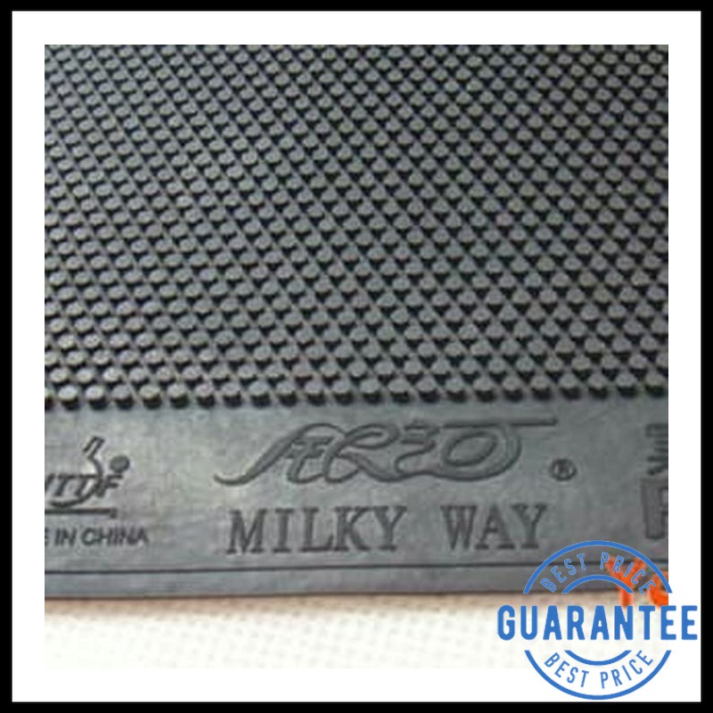 yinhe pluto ox black rubber karet ping pong Hitam