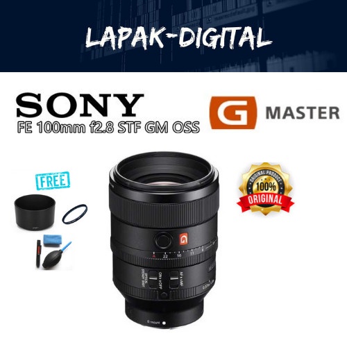 Sony FE 100mm f/2.8 STF GM OSS - Lensa Sony 100mm F2.8 G Master OSS