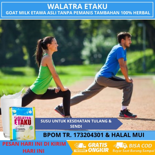 

Susu Untuk Tulang Dan Sendi Lansia, Susu Buat Kesehatan Tulang Yang Bagus, Menjaga Kepadatan Tulang, Susu Untuk Tulang Keropos, Nyeri Sendi, Asam Urat Dengan Walatra Etaku Goat Milk Asli 100% Original