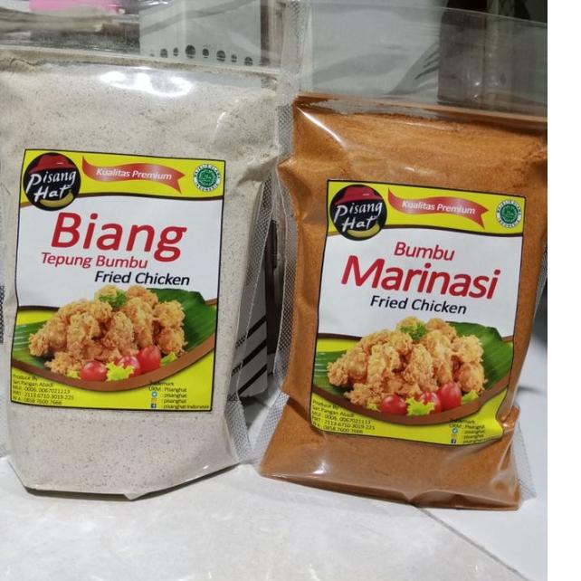 

New Arrival paket biang tepung dan bumbu marinasi ayam goreng fried chicken 500g ゐ