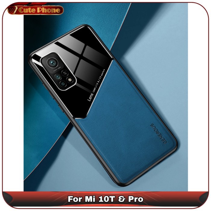 Casing Hard Soft Case Xiaomi Mi 10T Mi10T Pro Leather Glass Magnetic