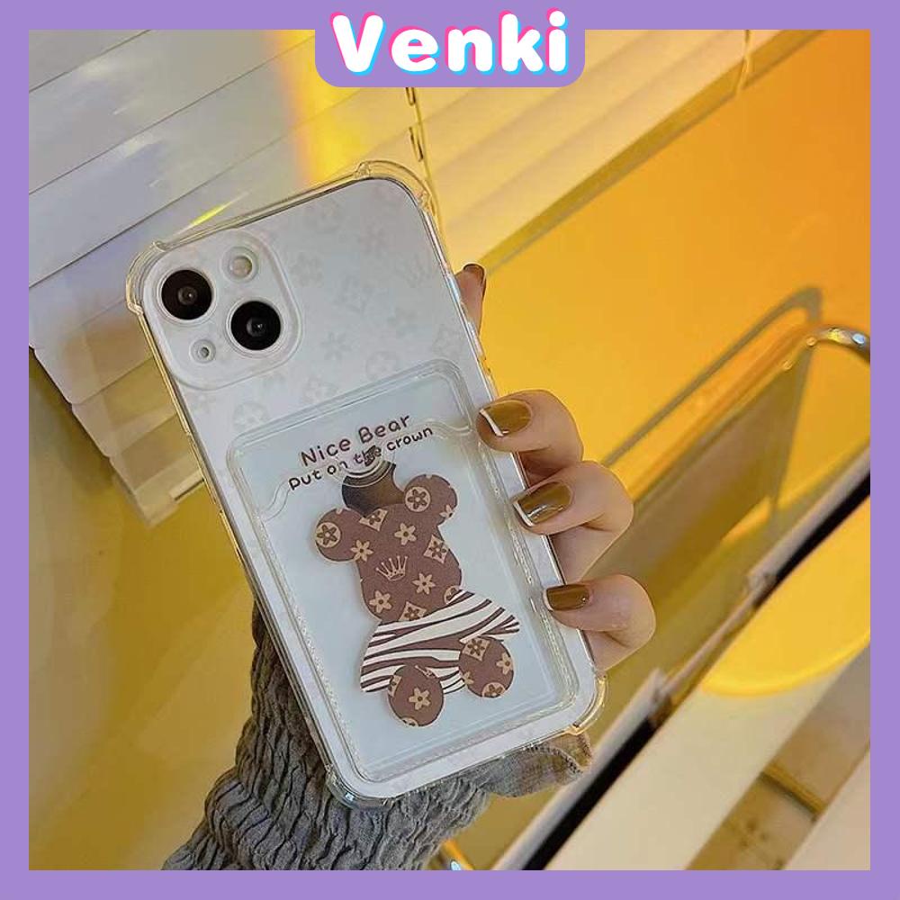 Casing Silikon Iphone 13 Pro Max 12 Pro Max 11 Pro Max 7 Plus Xr Xs Max Shockproof Gambar Kartun Beruang Lucu