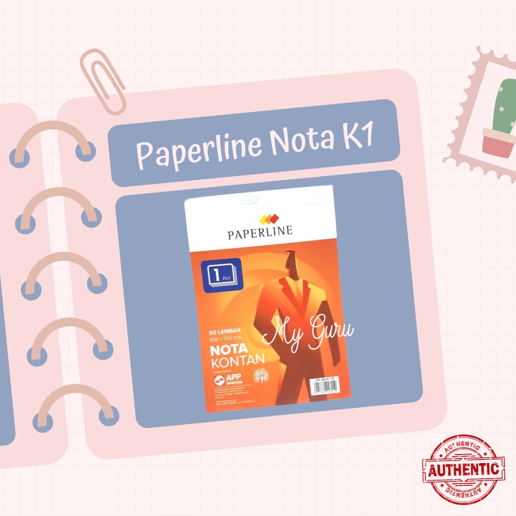 

[PCS] BUKU NOTA KONTAN K1 KECIL 1 PLY X 50 LEMBAR PAPERLINE