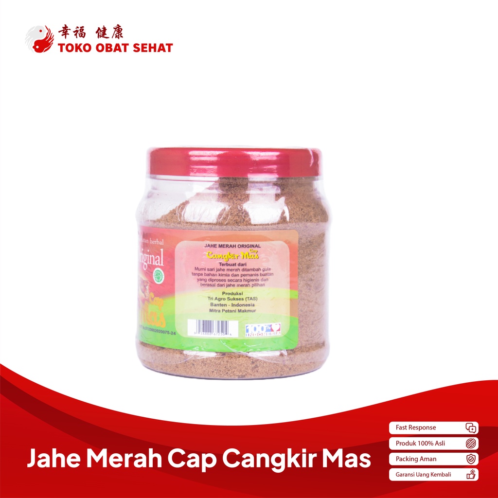 JAHE MERAH ORIGINAL minuman kesehatan herbal