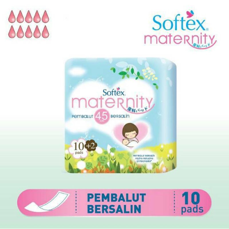 Softex Maternity 45cm Pembalut Bersalin 10 pcs