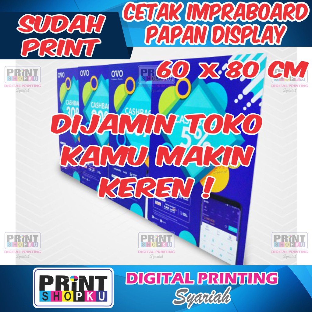 

CETAK IMPRABOARD TRIPOD IMPRABOARD CUSTOM PRINT IMPRABOARD 5MM PAPAN DISPLAY PAPAN PAMERAN STIKER