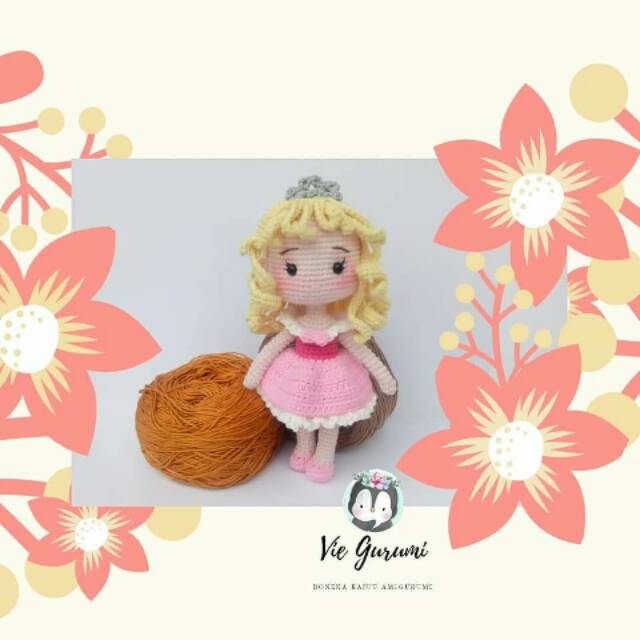 Boneka Rajut Amigurumi Princess