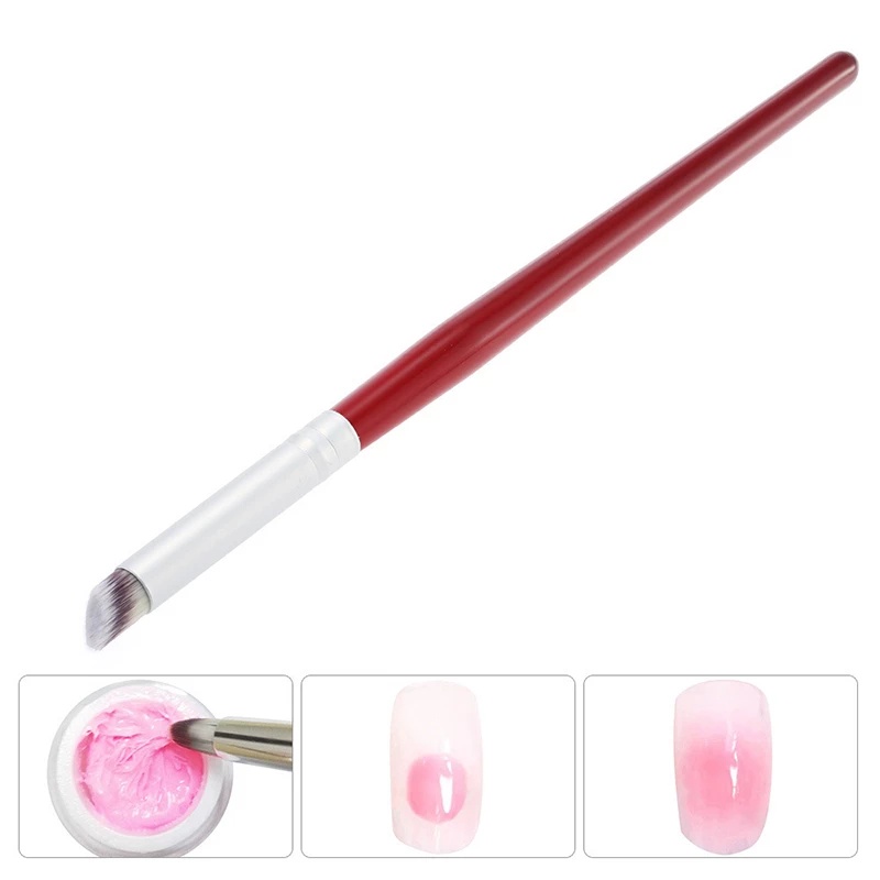 1 Pc Brush Nail Art Desain Gradasi Untuk Alat Manicure