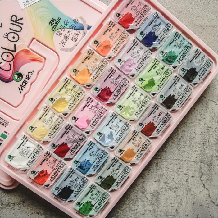 

Maries Gouache Colour 24 Warna 30ml G-6224B