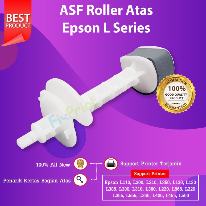 ASF Atas Shaft Roller Bawah Epson L120 L121 L110 L360 Printer L565 L355 L365 L385