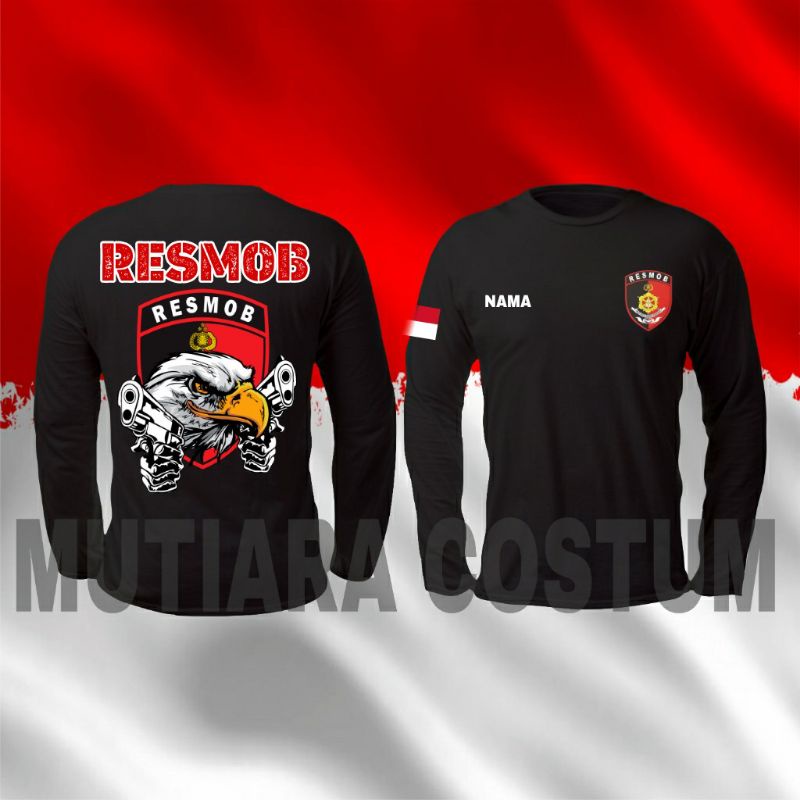 KAOS LENGAN PANJANG LOGO RESMOB