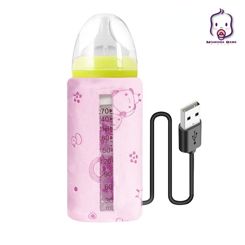 MOMO Penghangat Asi Botol Susu Bayi Warmer Pemanas Botol Susu Portable Dengan USB Untuk Outdoor Bottle Warmer Portable