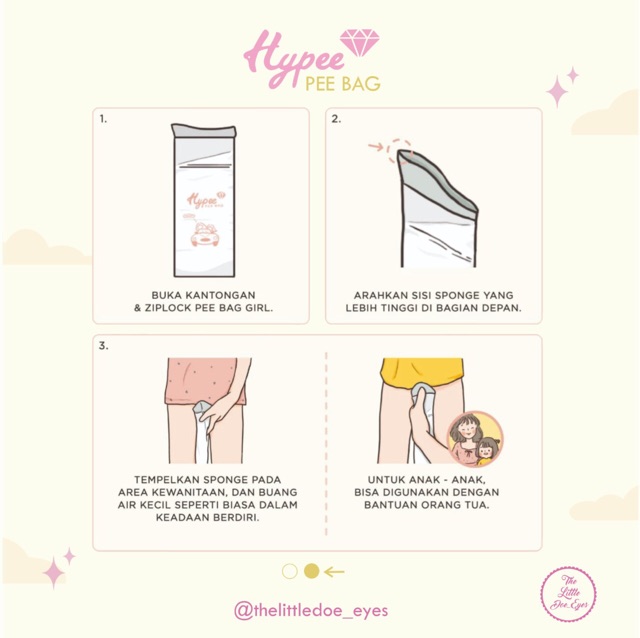 [READY] Antibacterial Hypee Pee Bag Girl