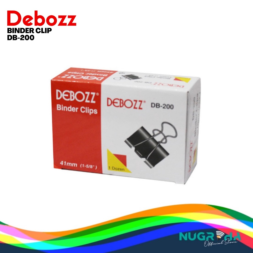 

BINDER CLIP / PENJEPIT KERTAS DEBOZZ 200