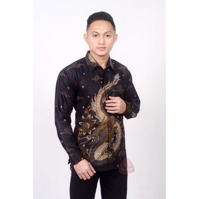 kemeja batik jumbo lengan panjang kemeja kerja M L XL XXL 3XL 4XL 5XL