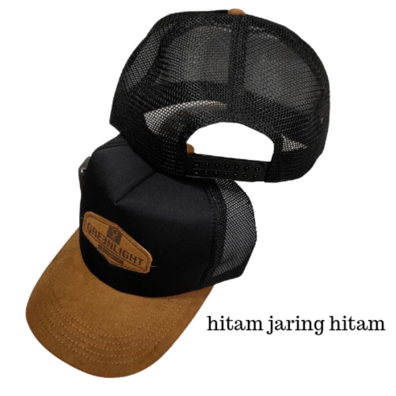 COD TOPI JARING PRIA KEREN / TOPI JARING BORDIR NY MURAH TOPI TRUCKER NEW YORK