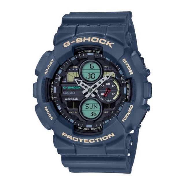 CASIO G-SHOCK GA-140-2ADR / GSHOCK GA140-2A ORIGINAL & GARANSI
