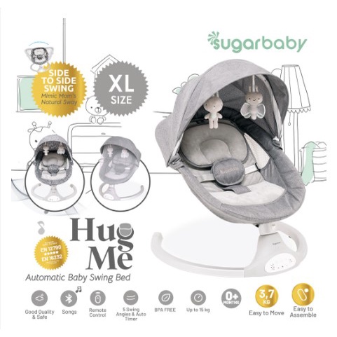 Sugarbaby HUG ME Automatic Baby Swing Bed