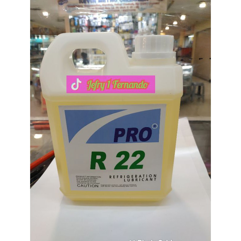 OLI PRO R22 REFRIGERANTION OIL COMPRESOR AC KOMPRESOR 1LITER LITERAN