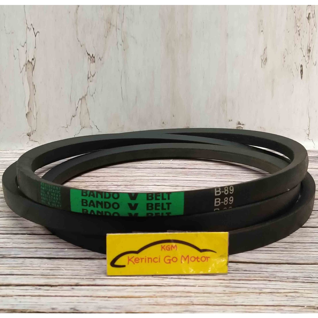 BANDO VAN BELT B-89 V BELT TALI KIPAS B89 FAN BELT VANBELT POLOS B-89