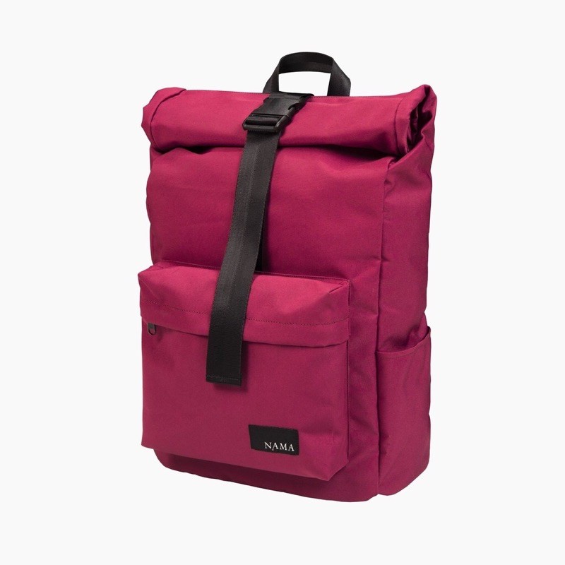 preloved tas ransel backpack maroon nama studios