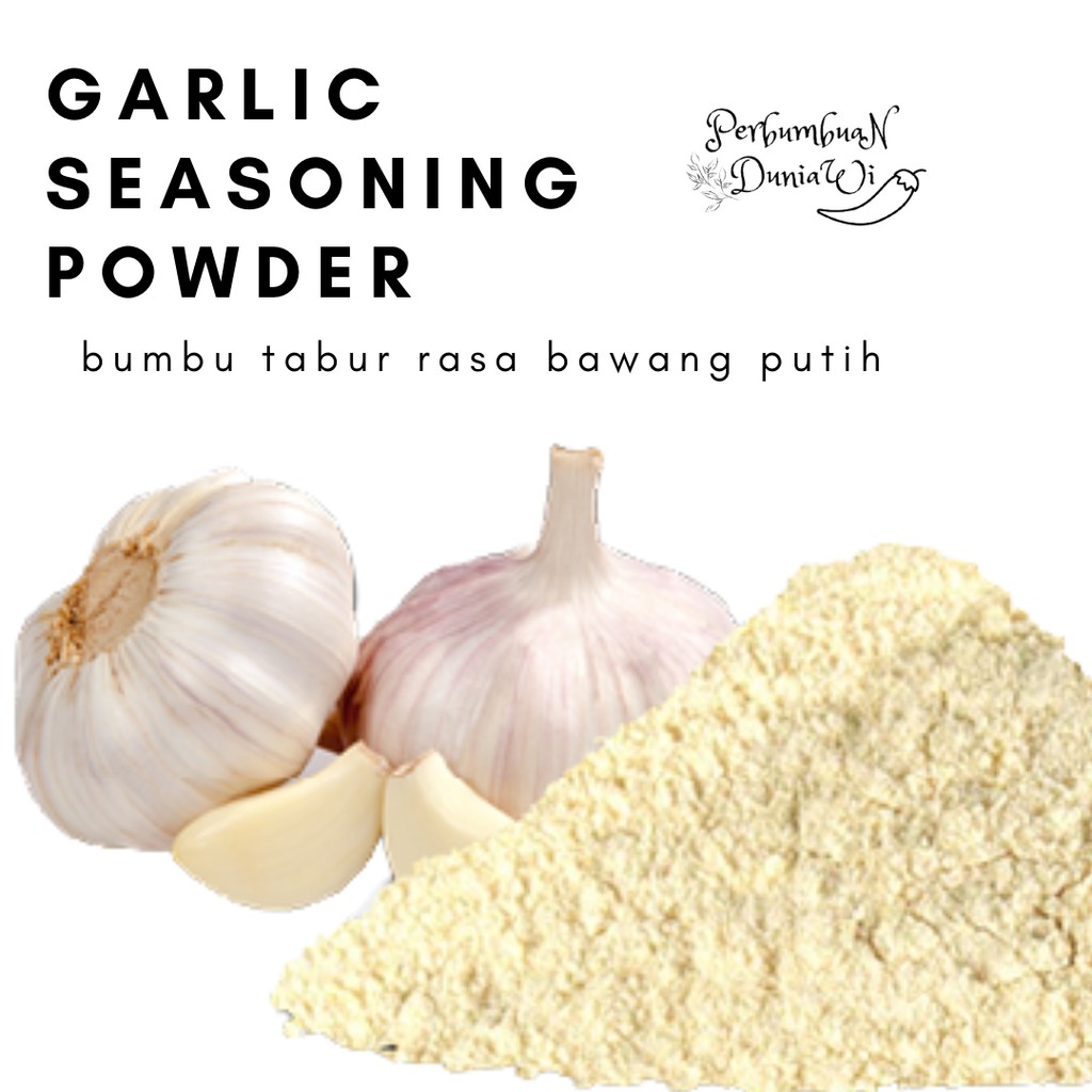 

Bumbu Tabur Rasa Bawang Putih Garlic Seasoning Powder 100 Gr Surabaya - Perbumbuan Duniawi
