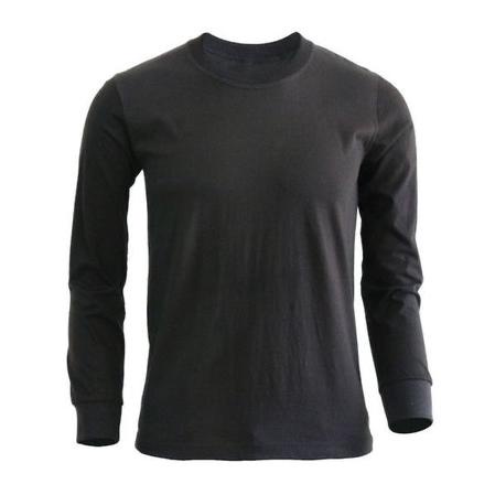 Kaos Polos Panjang Ujung Lengan Pakai Ban Karet Atau Rib Premium Pe Berkwalitas | Atasan Baju Kaos P