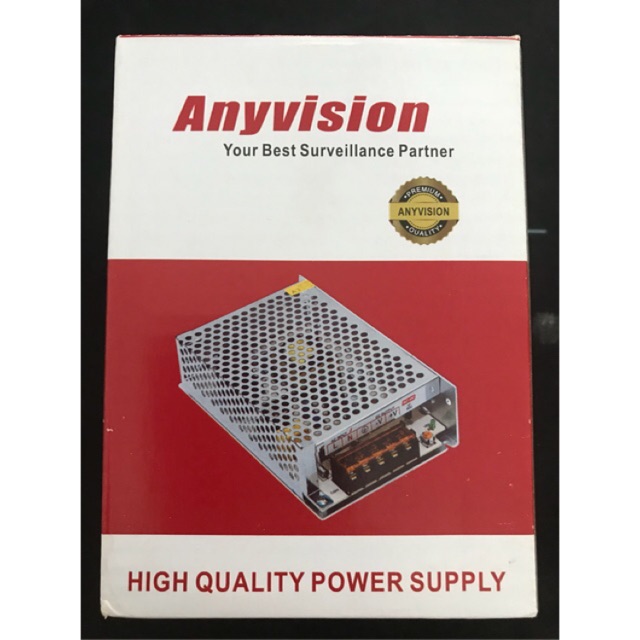 JUAL MURAH | Anyvision POWER SUPPLY CCTV 12v 5a 4camera