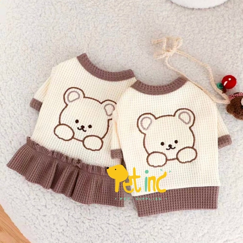 Latte bear couple set