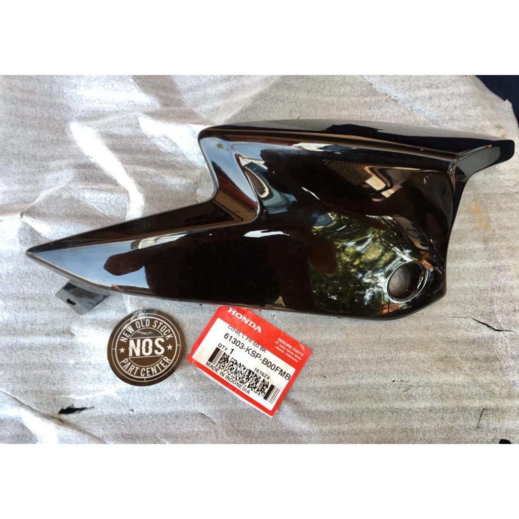 COWL FRONT SIDE COVER KUPINGAN LAMPU DEPAN MEGAPRO MEGA PRO NEW MONOSHOCK MONOSOK BARANG BARU DAN AS