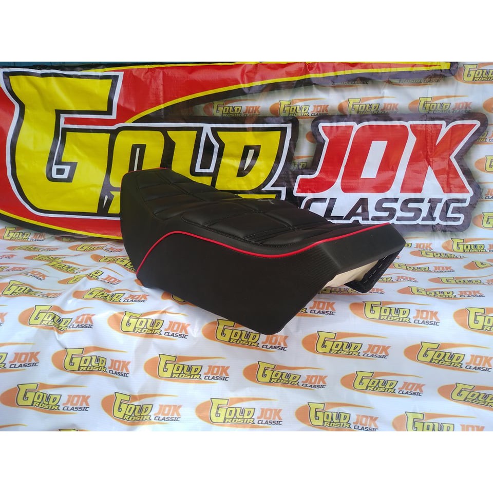 Jok RX king model kotak tahu Lis merah