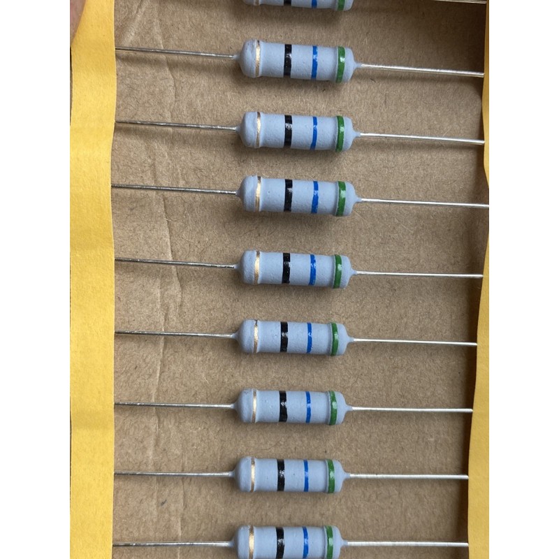 resistor 56ohm 2w taiwan kaki tebal